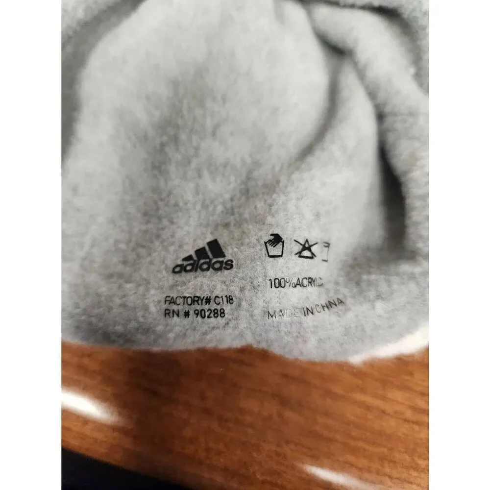 Adidas Brim Beanie White Knit Cap Hat